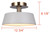 Jessa LED Flush Mount (LFM263A13GYG)