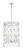 George Kovacs - P5385-613 - Five Light Pendant - Charming - Polished Nickel