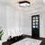 Bretton LED Flush Mount (LFM293A12BK)