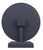 Vero. Lol674Bk LED Outdoor Lantern (LOL674BK)