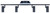 Denver Four Light Track/Wall Light (LT314A04BK)