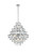 Elegant Lighting - 1050G24C - 15 Light Chandelier - Adaline - Chrome and Clear