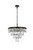 Elegant Lighting - 1060D20BK - Ten Light Chandelier - Josephine - Black and Clear