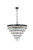 Elegant Lighting - 1060D27BK - 13 Light Chandelier - Josephine - Black and Clear