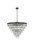 Elegant Lighting - 1060D32BK - 25 Light Chandelier - Josephine - Black and Clear