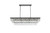 Elegant Lighting - 1060G48BK - 17 Light Chandelier - Josephine - Black and Clear