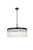 Elegant Lighting - 1070D24BK - Six Light Chandelier - Harlow - Black and Clear