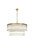 Elegant Lighting - 1070D32SG - 14 Light Chandelier - Harlow - Satin Gold and Clear