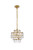 Elegant Lighting - 1102D12BR - Three Light Pendant - Mila - brass