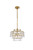 Elegant Lighting - 1102D14BR - Three Light Pendant - Mila - brass