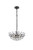 Elegant Lighting - 1104D16BK - Three Light Pendant - Emilia - Black