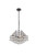Elegant Lighting - 1106D18BK - Five Light Pendant - Savannah - Black