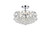 Elegant Lighting - 1107F14C - Three Light Flush Mount - Savannah - Chrome