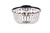 Elegant Lighting - 1109F13BK - Three Light Flush Mount - Cora - black
