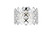 Elegant Lighting - 1110F13C - Three Light Flush Mount - Lyla - Chrome