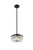 Elegant Lighting - 1114D10BK - Three Light Pendant - Gianna - Black