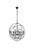 Elegant Lighting - 1130D32DB-SS/RC - Six Light Chandelier - Geneva - Dark Bronze