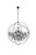 Elegant Lighting - 1130G43DB-SS/RC - 18 Light Chandelier - Geneva - Dark Bronze