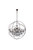 Elegant Lighting - 1130G43RI-SS/RC - 18 Light Chandelier - Geneva - Rustic Intent
