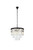 Elegant Lighting - 1201D20MB/RC - Nine Light Chandelier - Sydney - Matte Black