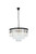 Elegant Lighting - 1201D26MB/RC - Nine Light Chandelier - Sydney - Matte Black
