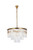 Elegant Lighting - 1201D26SG/RC - Nine Light Chandelier - Sydney - satin gold