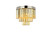 Elegant Lighting - 1201F20PN-GT/RC - Nine Light Flush Mount - Sydney - Polished nickel