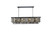 Elegant Lighting - 1202D60MB-SS/RC - 12 Light Chandelier - Sydney - Matte Black