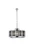 Elegant Lighting - 1203D28PN-SS/RC - Eight Light Chandelier - Chelsea - Polished nickel