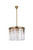 Elegant Lighting - 1208D20SG/RC - Six Light Chandelier - Sydney - satin gold
