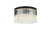 Elegant Lighting - 1208F26MB/RC - Eight Light Flush Mount - Sydney - Matte Black