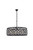 Elegant Lighting - 1214D32MB-SS/RC - Eight Light Chandelier - Madison - Matte Black