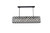 Elegant Lighting - 1216G50MB/RC - Seven Light Chandelier - Madison - Matte Black