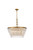 Elegant Lighting - 1219D28BR/RC - Six Light Chandelier - Nordic - Brass and Clear