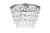 Elegant Lighting - 1219F15AS/RC - Three Light Flush Mount - Nordic - Antique Silver