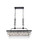 Elegant Lighting - 1219G32BK - Six Light Pendant - Nordic - Black