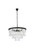 Elegant Lighting - 1231D26MB/RC - Nine Light Chandelier - Sydney - Matte Black