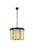 Elegant Lighting - 1238D20MB-GT/RC - Six Light Pendant - Sydney - Matte Black