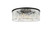 Elegant Lighting - 1238F43MB/RC - Ten Light Flush Mount - Sydney - Matte Black