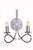 Elegant Lighting - 1452W9PN - Two Light Wall Sconce - Lyndon - Polished Nickel