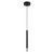 George Kovacs - P5409-691-L - LED Mini Pendant - Wand - Brushed Nickel and Coal Highlights