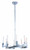 Elegant Lighting - 1525D26PN - Eight Light Chandelier - Corsica - Polished Nickel