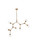 Elegant Lighting - 1712G57BR - Seven Light Chandelier - Cavoli - Brass and Clear