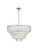Elegant Lighting - 1780D25C - Eight Light Chandelier - Emilia - Chrome and Clear
