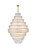 Elegant Lighting - 1780D36SG - 27 Light Chandelier - Emilia - Satin Gold and Clear