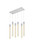 Elegant Lighting - 2066D32C - Six Light Pendant - Weston - chrome