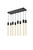 Elegant Lighting - 2066D36BK - Eight Light Pendant - Weston - black