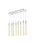 Elegant Lighting - 2066D36C - Eight Light Pendant - Weston - chrome