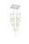 Elegant Lighting - 2066G26C - 13 Light Pendant - Weston - chrome