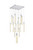 Elegant Lighting - 2066G30C - 16 Light Pendant - Weston - chrome